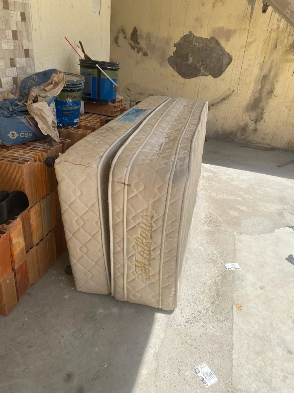 Cama solteiro completa 
