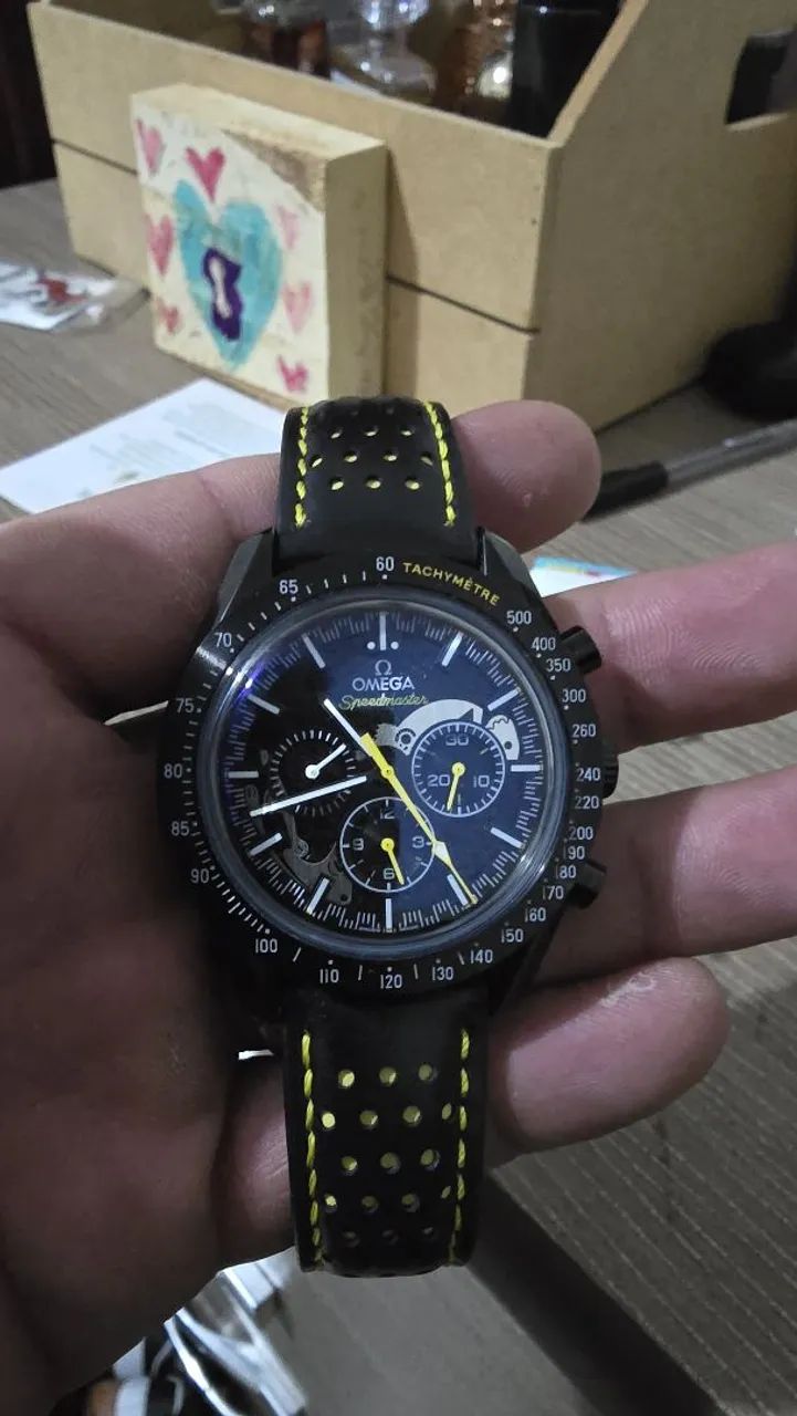 RELÓGIO OMEGA speedmaster Clone linha premium Automático com maquinario aparente. - Foto 2