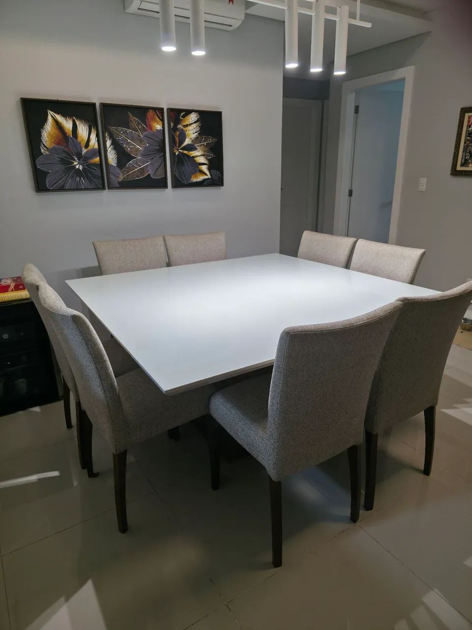 Mesa de jantar quadrada 8 pessoas - Foto 2