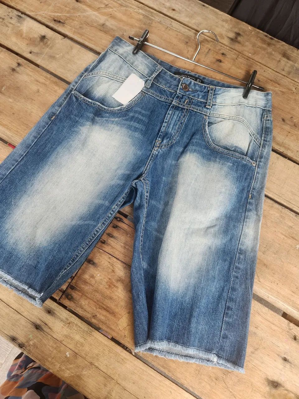 Bermuda jeans zara 40 - Foto 2