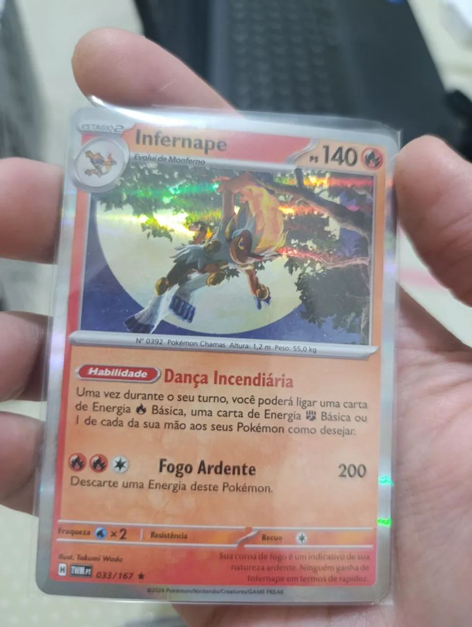 Carta Pokémon Tcg Infernape - Foto 2