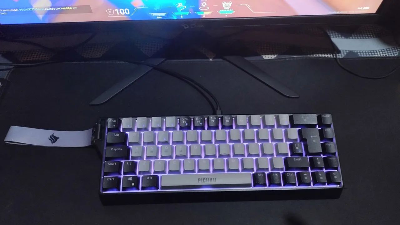 Pc gamer com Teclado magnético + mouse gamer e Headset  - Foto 4