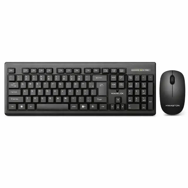 Kit Teclado e Mouse Sem Fio H?Maston JP103 Wireless 2.4GHz USB Para PC Notebook pode retir