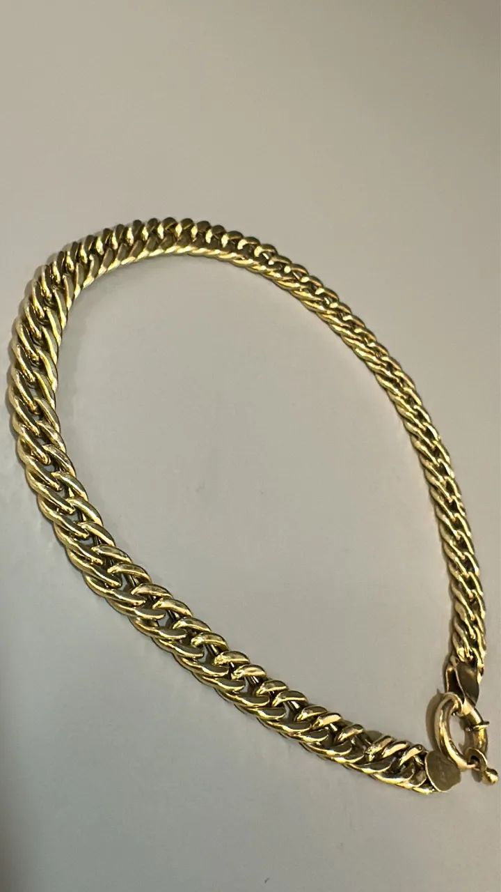 Pulseira gourmet OURO 18k 750 - Foto 2