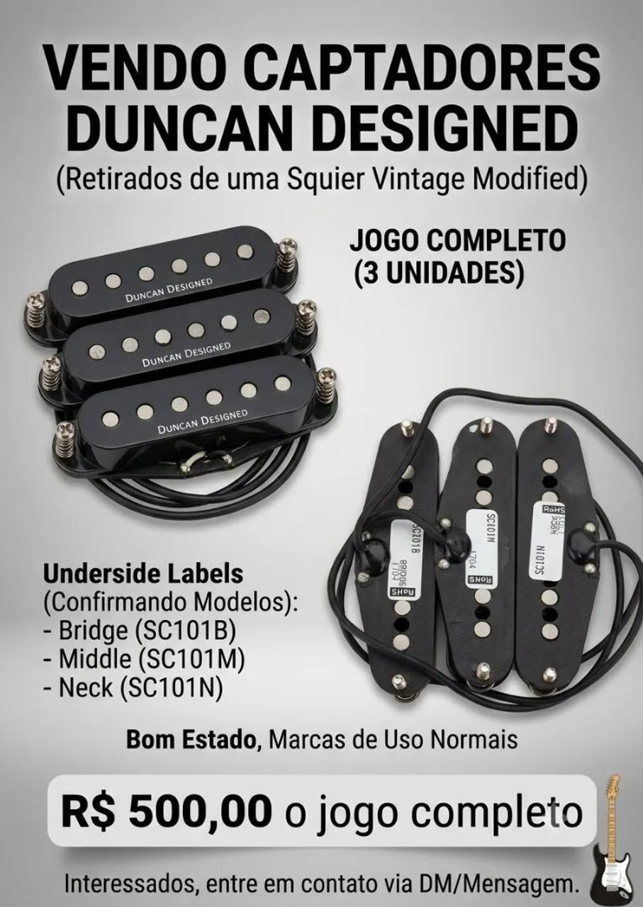 Captador Duncan Designed