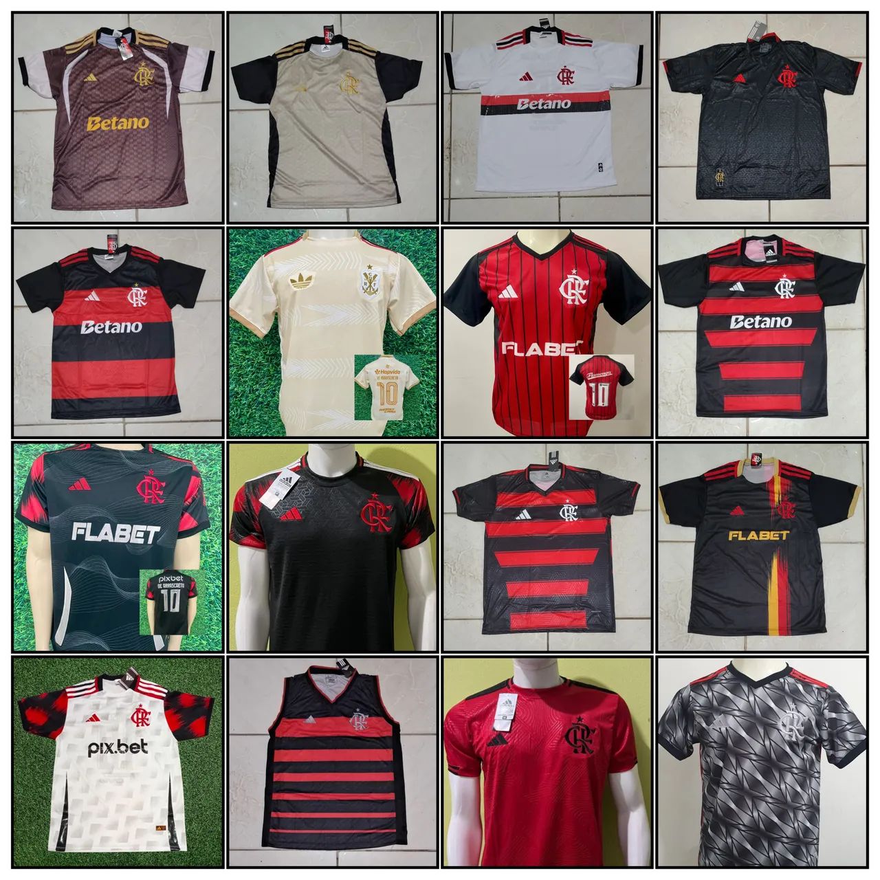 Camisas do Flamengo - Vários modelos