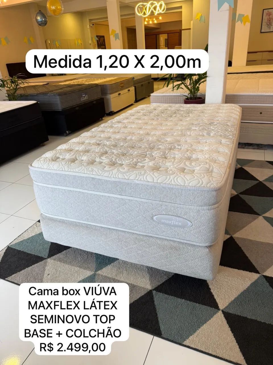Colchão de Viúvo MAXFLEX SEMINOVO TOP 