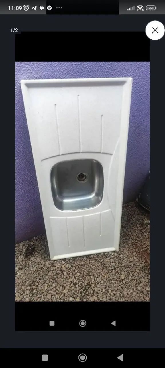 Pia semi nova granito 
