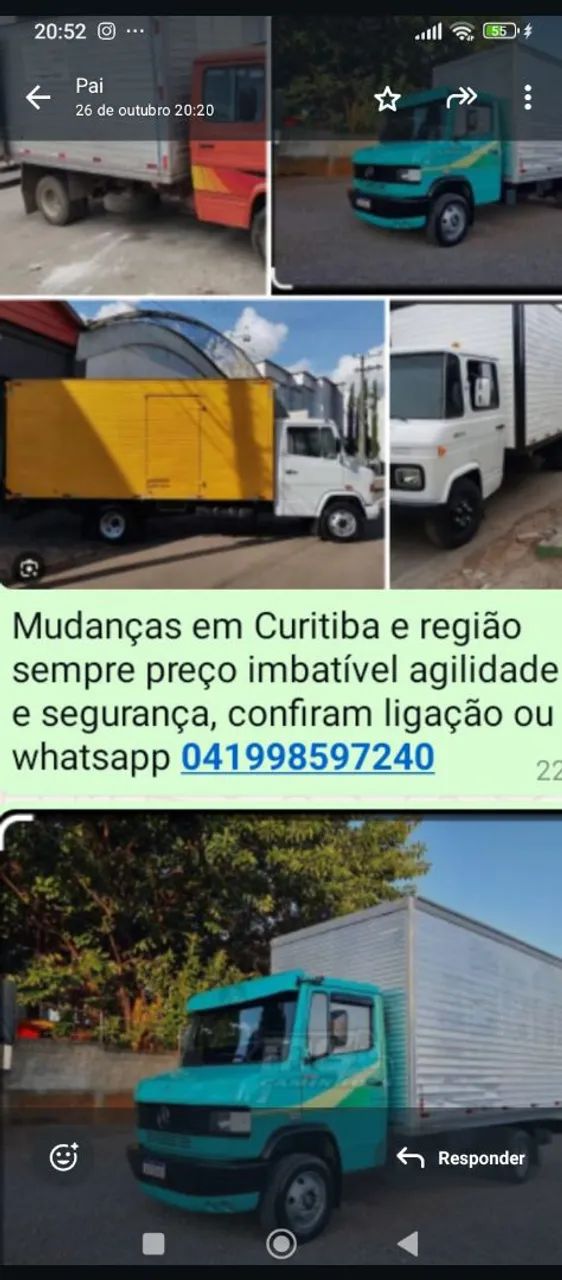 Fretes e mudança em toda Curitiba e região 