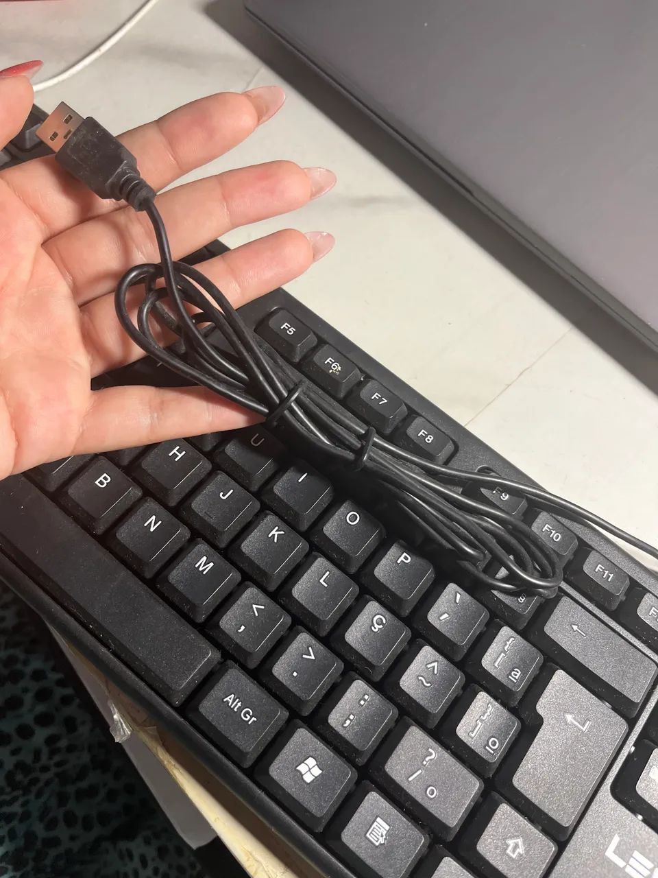 Teclado para Pc Novo entrada USB - Foto 4