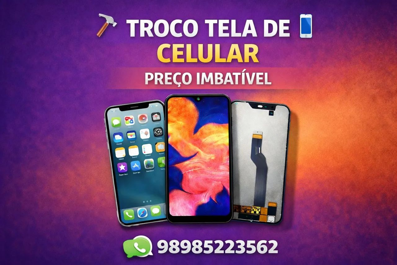 Trocamos telas de celular qualquer celular 