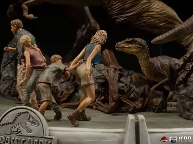 Diorama The Final Scene - Jurassic Park 1/20 - Iron Studios - Foto 5