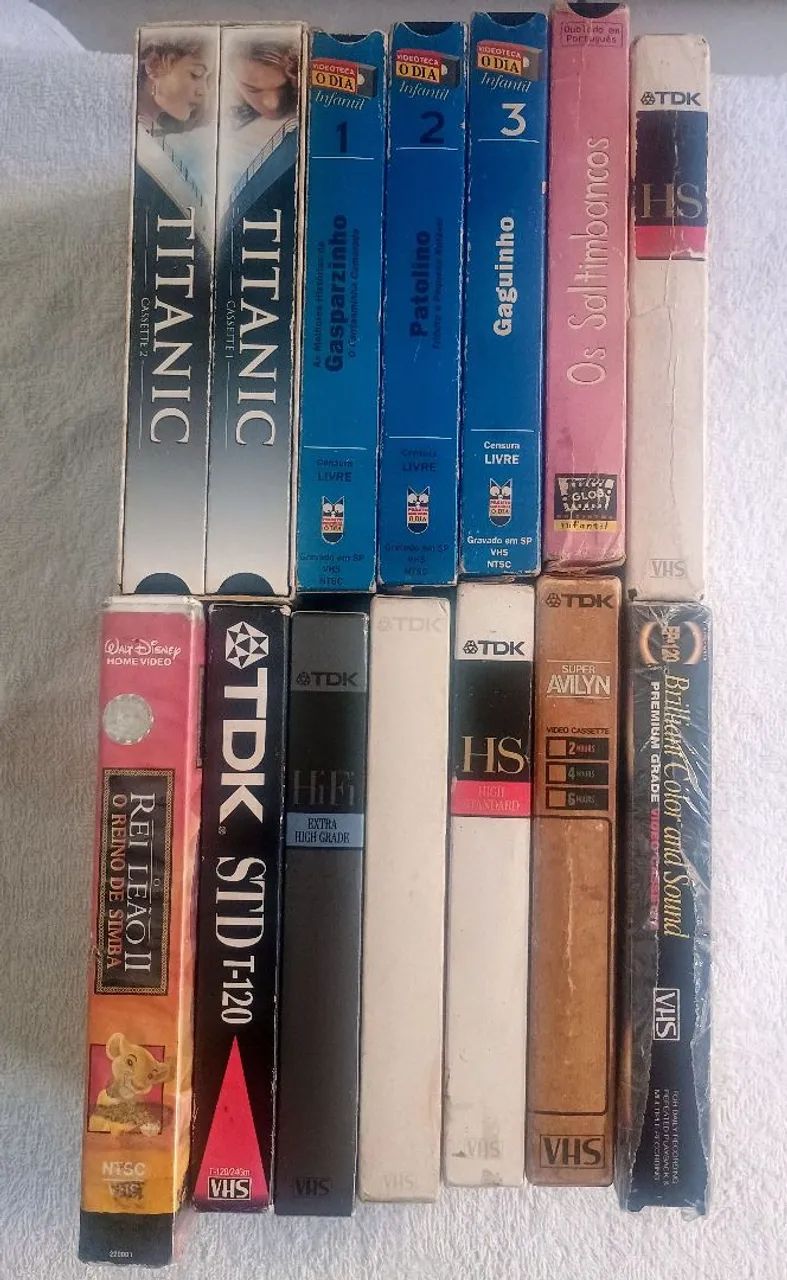 LOTE DE VHS USADOS ( DESAPEGO ) - Hobbies e coleções - Ramos, Rio