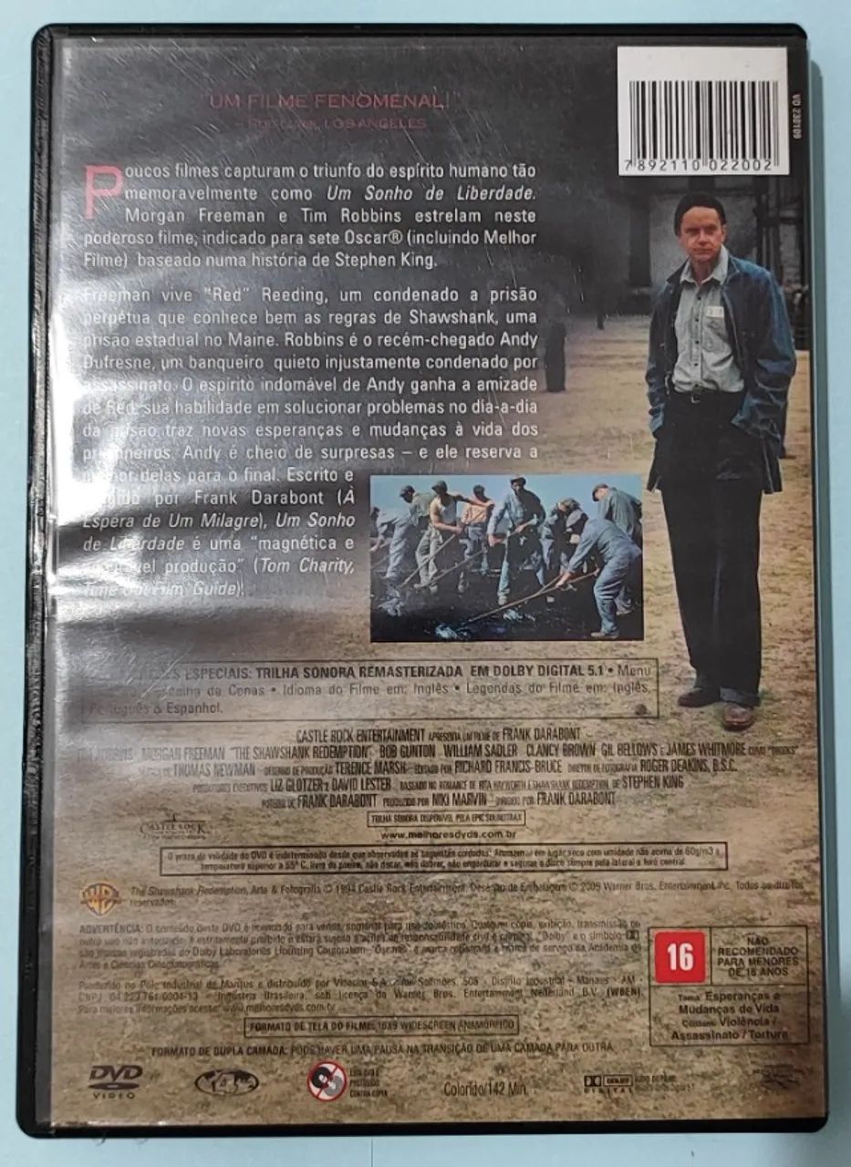 DVD Um Sonho de Liberdade - Foto 2