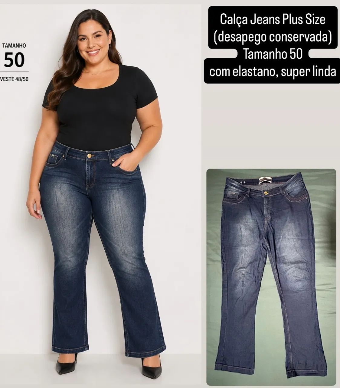 Calça Plus Size Tamanho 50 (desapego conservada)