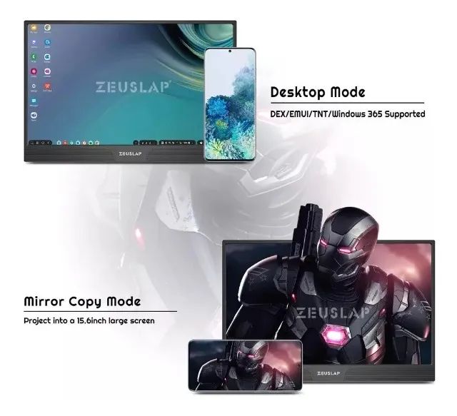 Monitor Gamer Zeuslap Z15st Touch Screen Led 15.6 - Foto 4