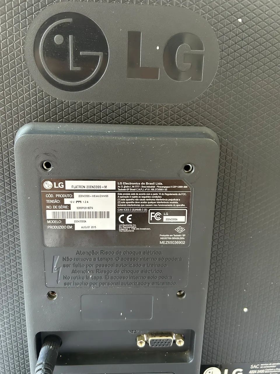 Monitor LG 20 Poleg / 60Hz - Foto 3