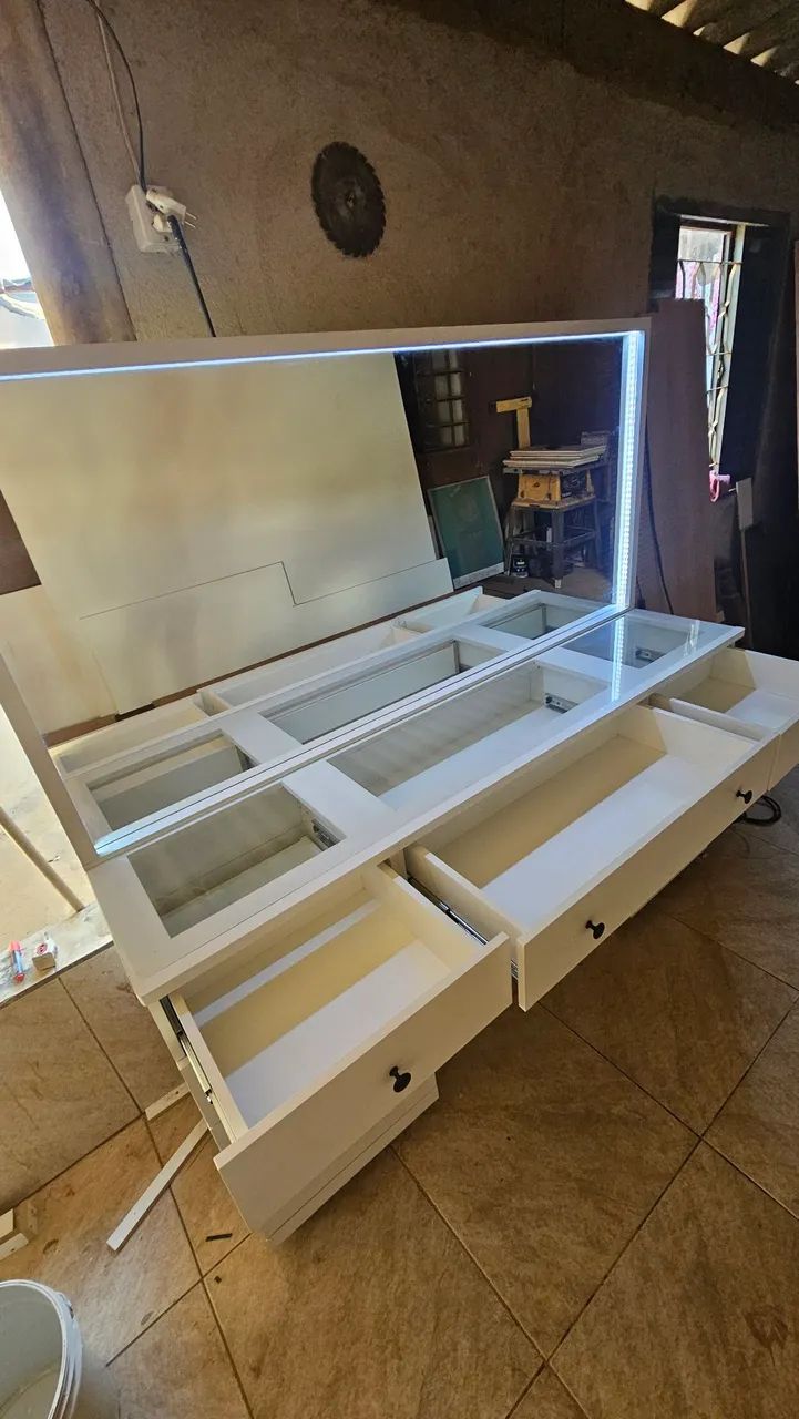 PENTEADEIRA CAMARIM COM LED NOVA MDF - Foto 5