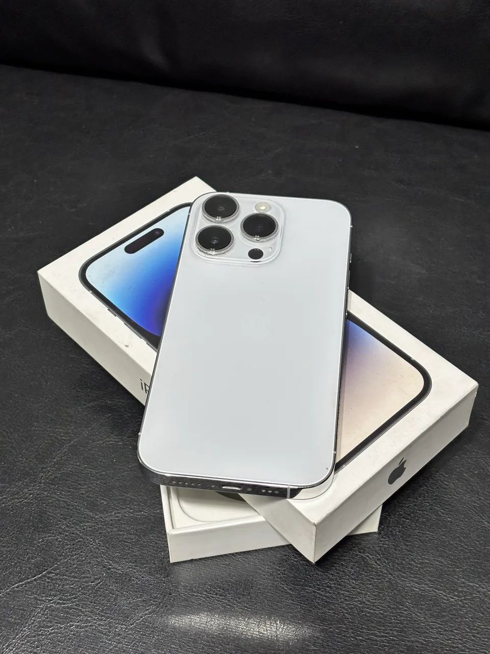 Iphone 14 pro 128gb BRANCO 100% Original - Celulares e Smartphones