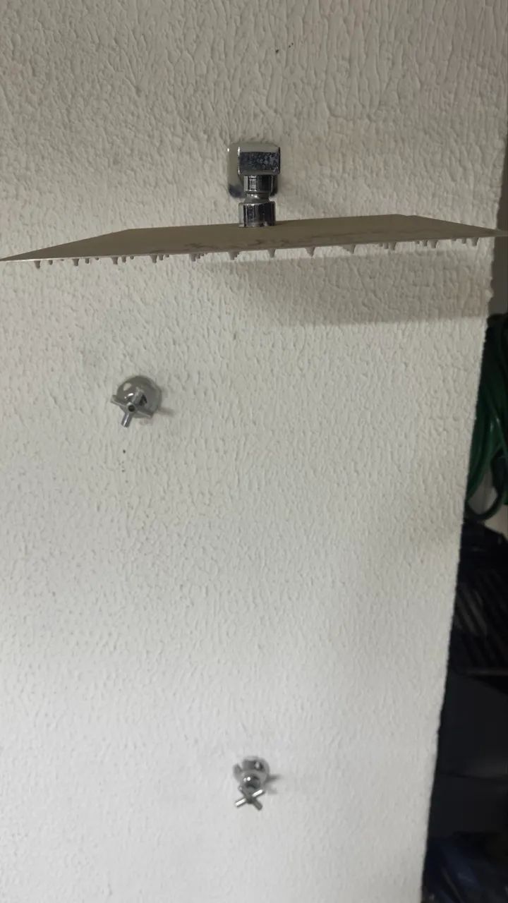 Ducha aço inox gigante + Deck Modular Plástico  - Foto 4