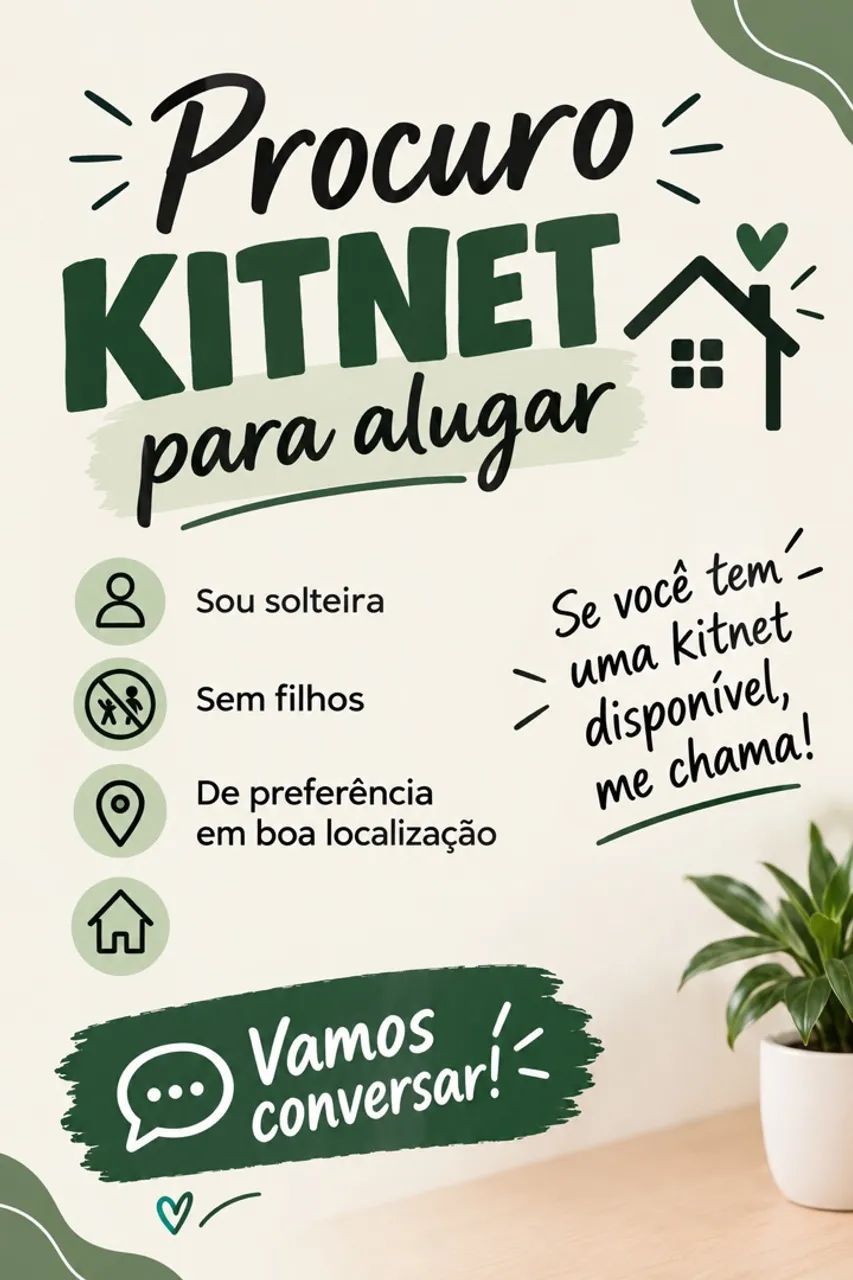 Procura-se kitnet