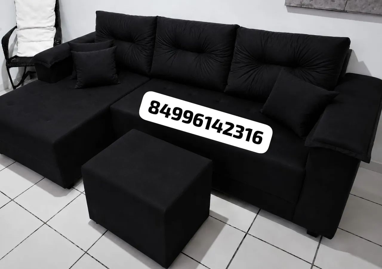 Sofá chaise Roma 1.90 de comprimento  - Foto 4