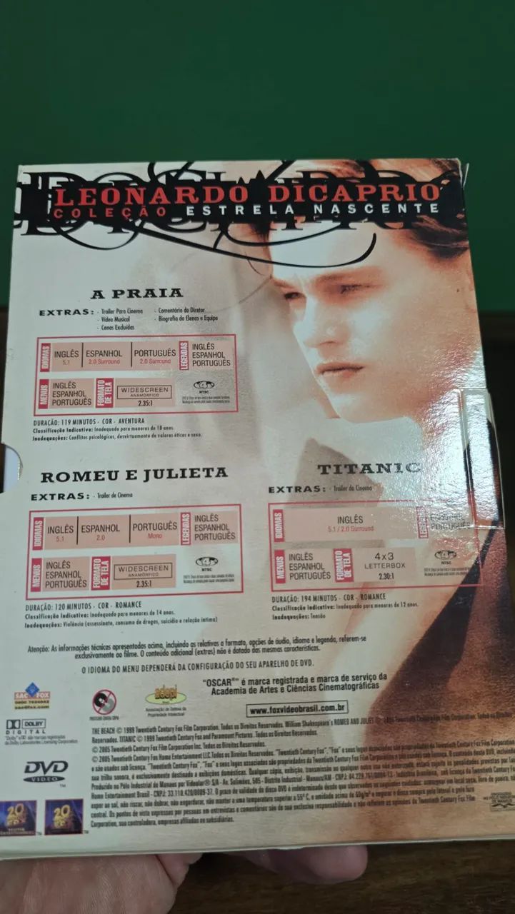 Dvd - Coleção - Leonardo Dicaprio - Foto 3