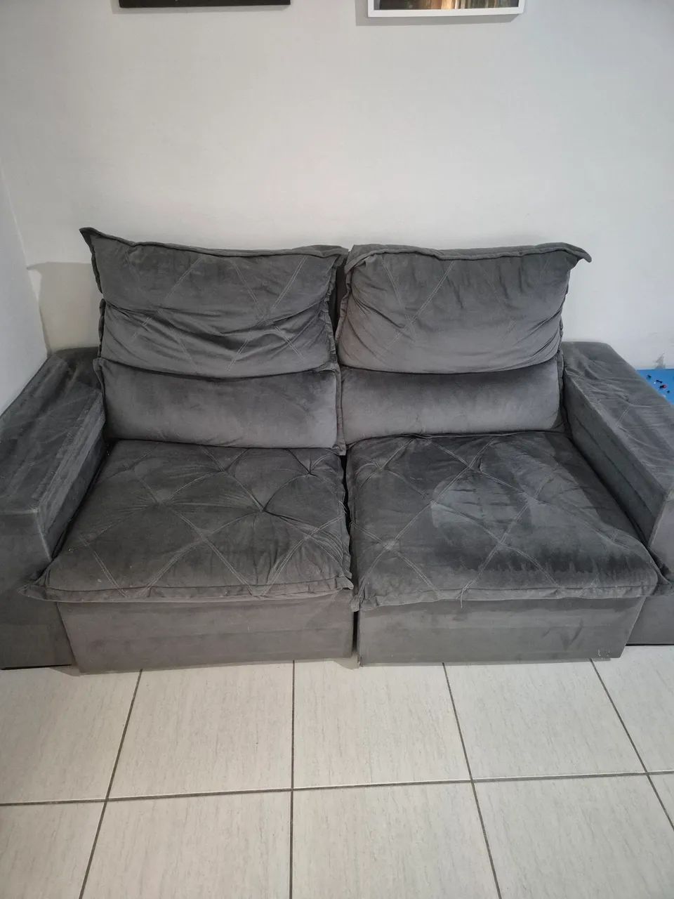 Sofá retrátil 3 lugares - Foto 2