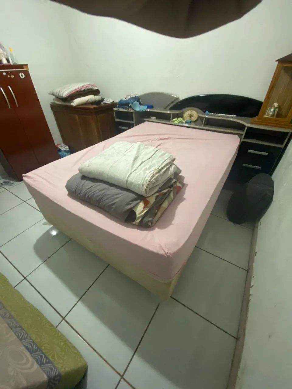 Vendo Cama box casal bege - Foto 2