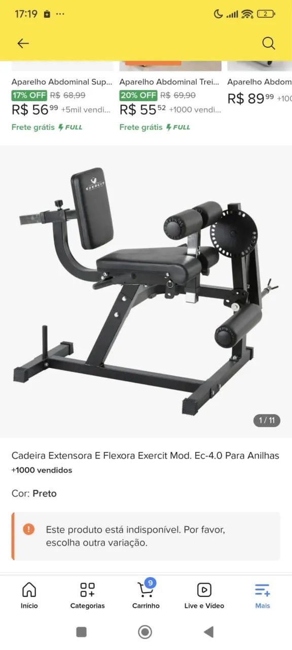 Cadeira Extensora e Flexora - Foto 4