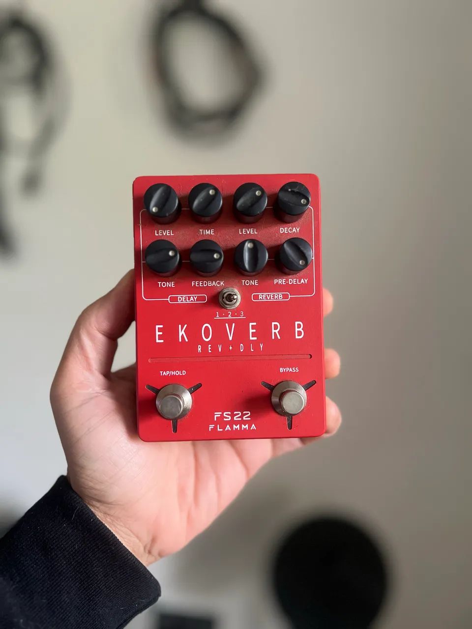 Pedal Ekoverb (reverb + delay) flamma fs22 - Instrumentos musicais