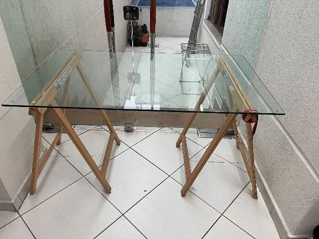 Mesa de vidro com  - Foto 2