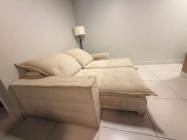 Sofá Retrátil 2 lugares retirada urgente - Foto 5