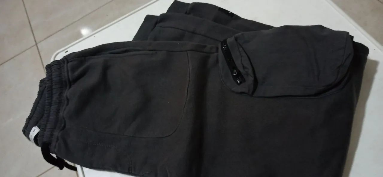 Calça cargo Moletom Zara Teens - Foto 4