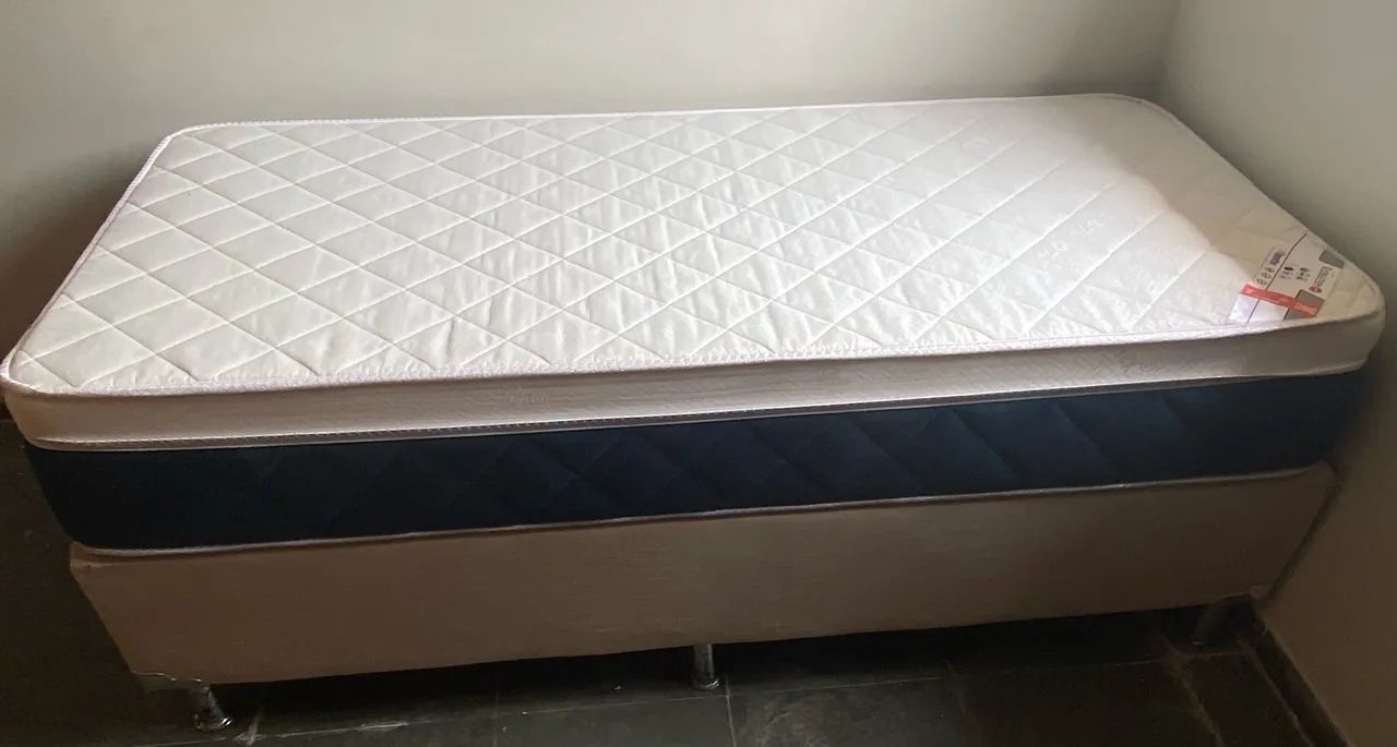 Cama box solteiro , colchão magnético nipponflex com garantia  - Foto 3