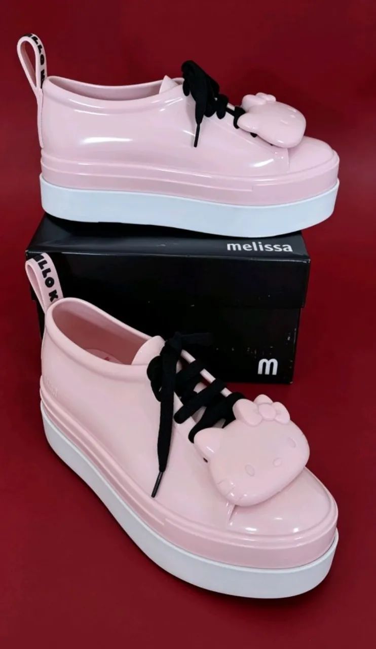 Tênis Melissa hello Kitty Rosa 36 (Novo) - Foto 2