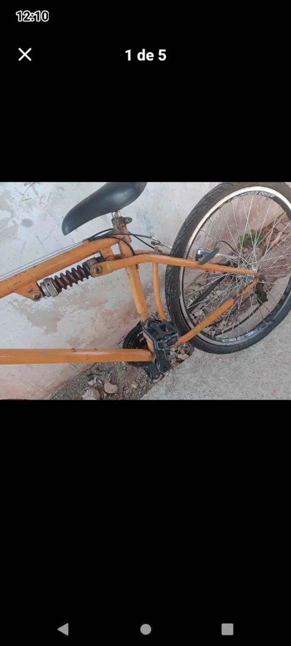 Bicicleta com amortecedor dianteiro e no quadro - Foto 4
