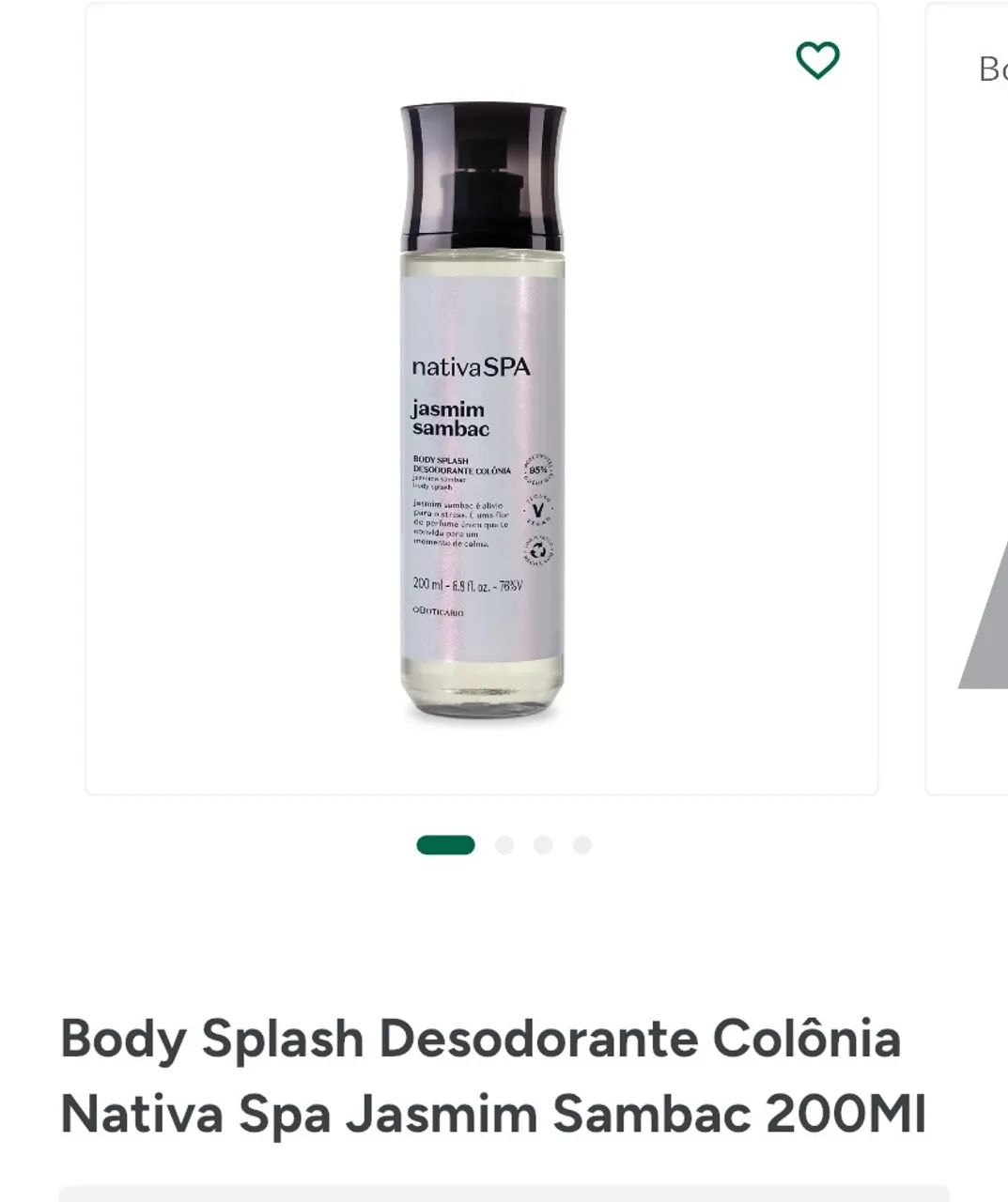 Body splash jasmim sambac 