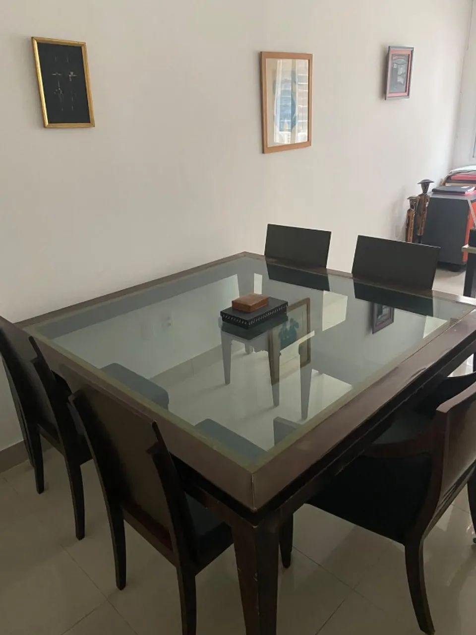 Mesa de escritório com 5 cadeiras - Foto 3