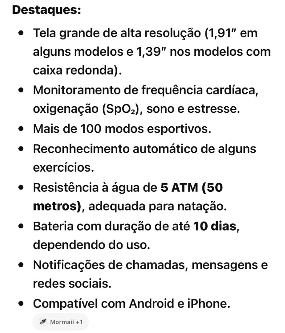 Smartwatch Mormaii Life Ultra - Foto 4