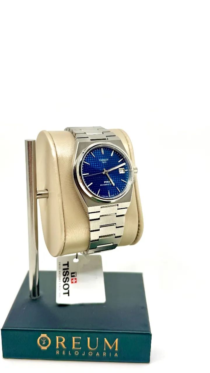 Tissot PRX 38mm Titanium Azul
