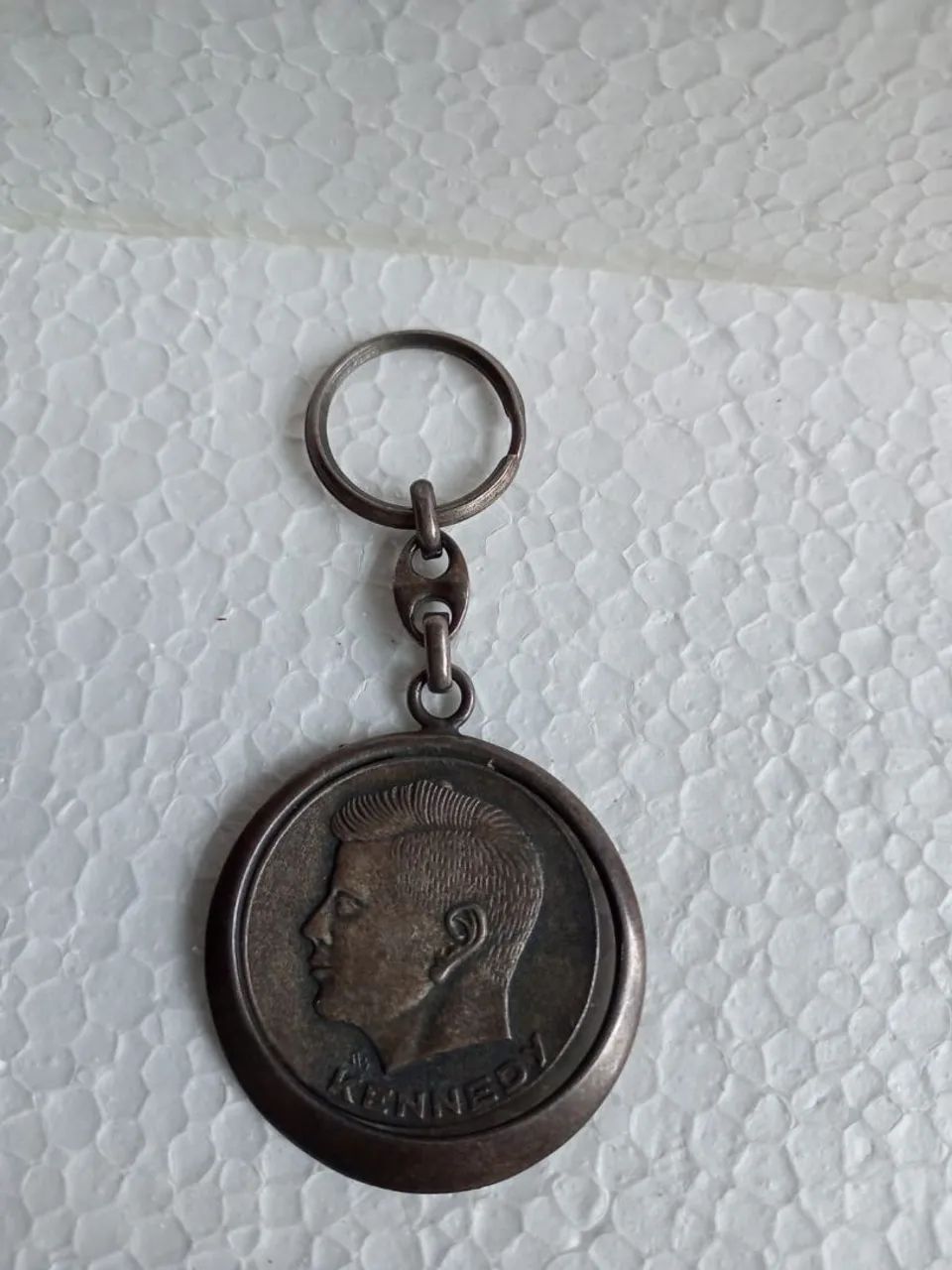 Antigo chaveiro Presidente Kennedy 