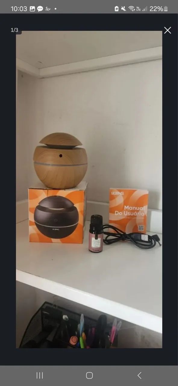 Umidificador de Ar e Aromatizador - LE-2123- Lelong - USB