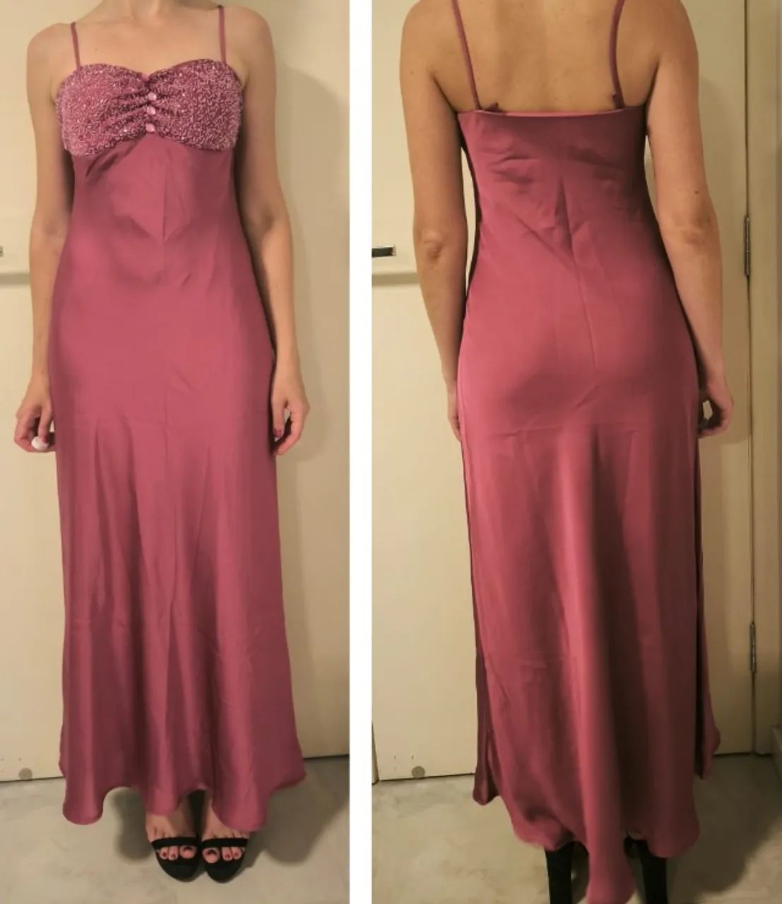 Vestido de festa longo roxo - Foto 4