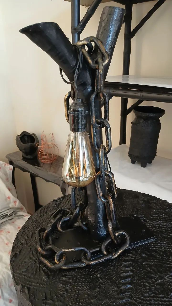 Luminária decorativa - tanque combustível  - Foto 2
