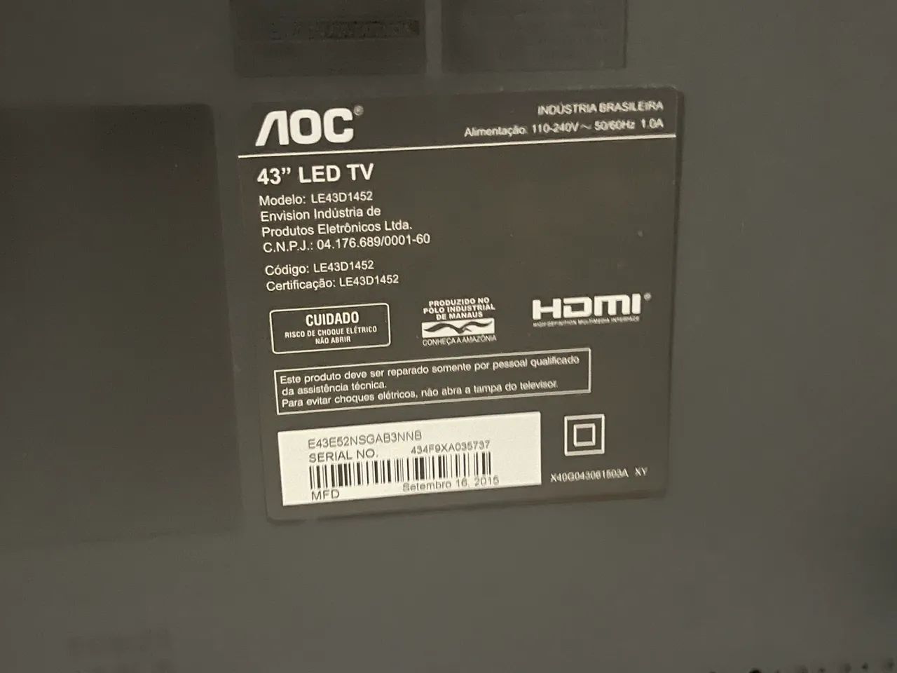 Tv AOC 43  - Foto 3