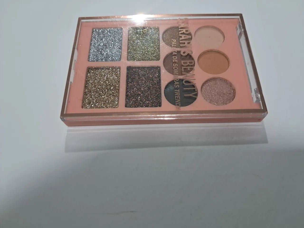Paleta de Maquiagem Paris Beauty Nova - Tons Neutros e Glitter - Foto 4