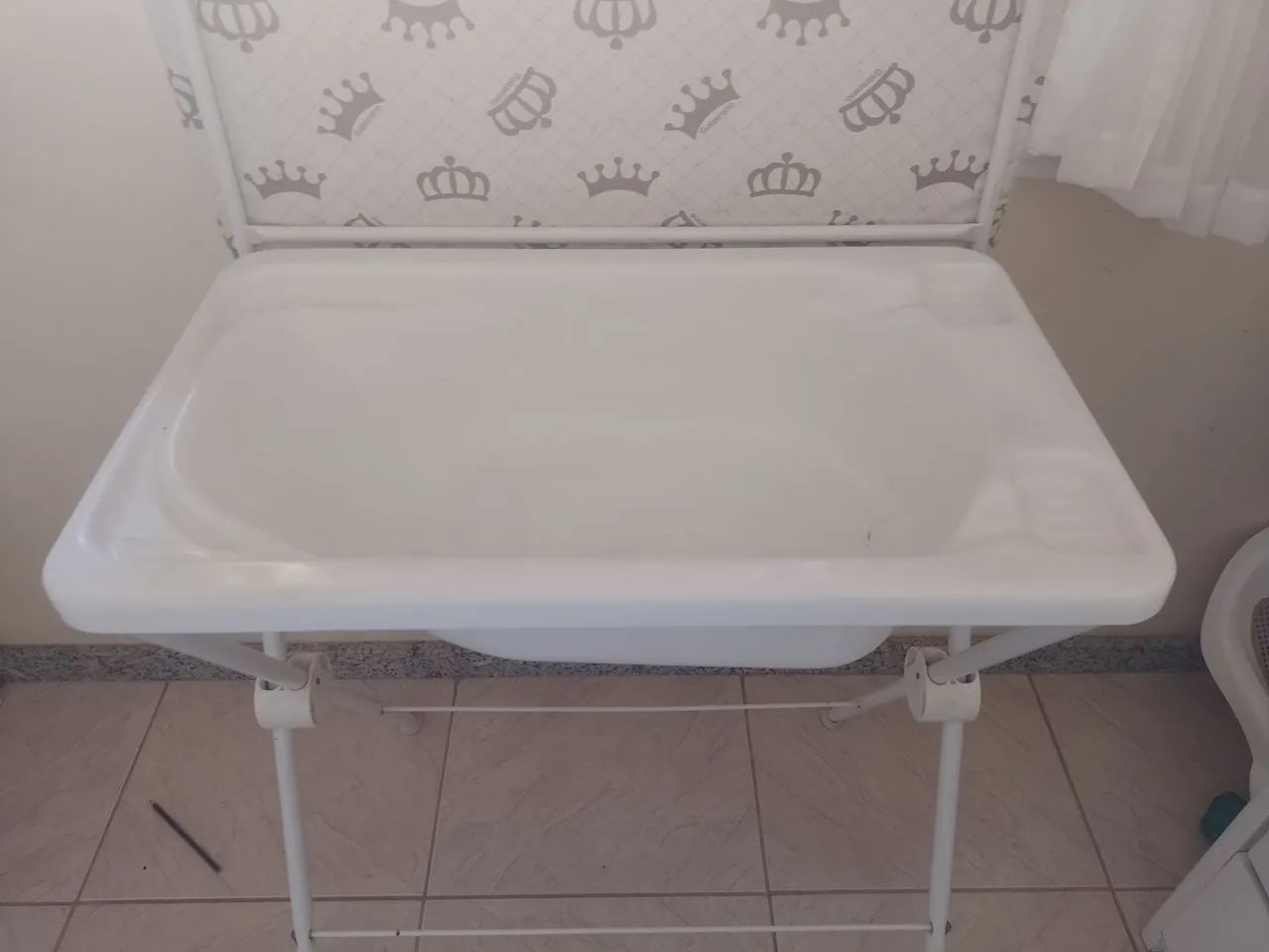 Banheira de bebê com suporte  - Foto 2