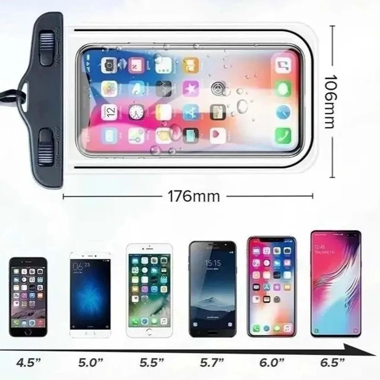 Capa protetora para celular a pro a de água  - Foto 2