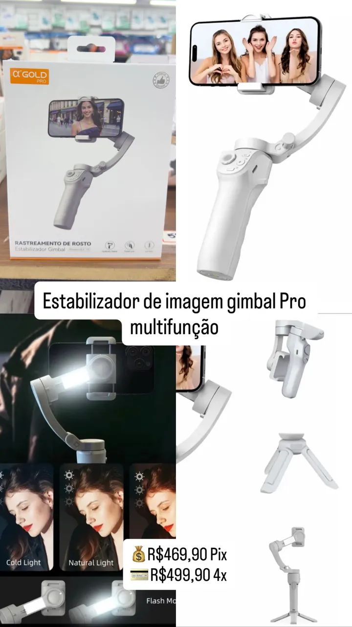 Estabilizador de imagem gimbal Pro filmaker - Foto 2